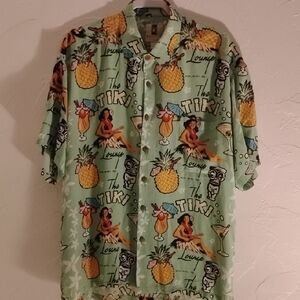 Kahala Handcrafted In Hawaii Men's Tiki Shirt New? Sz L Rare